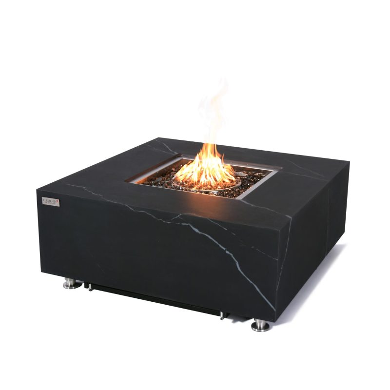 ELEMENTI PLUS SOFIA Marble Porcelain Fire Table OFP103BB