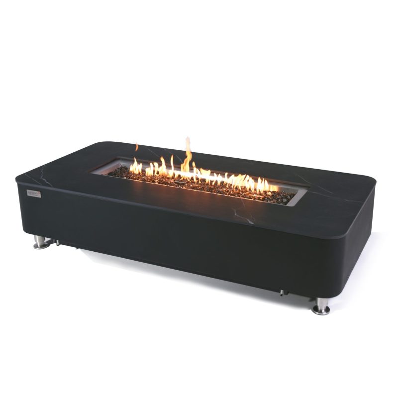 ELEMENTI PLUS VALENCIA Porcelain Top Fire Table OFP102BB