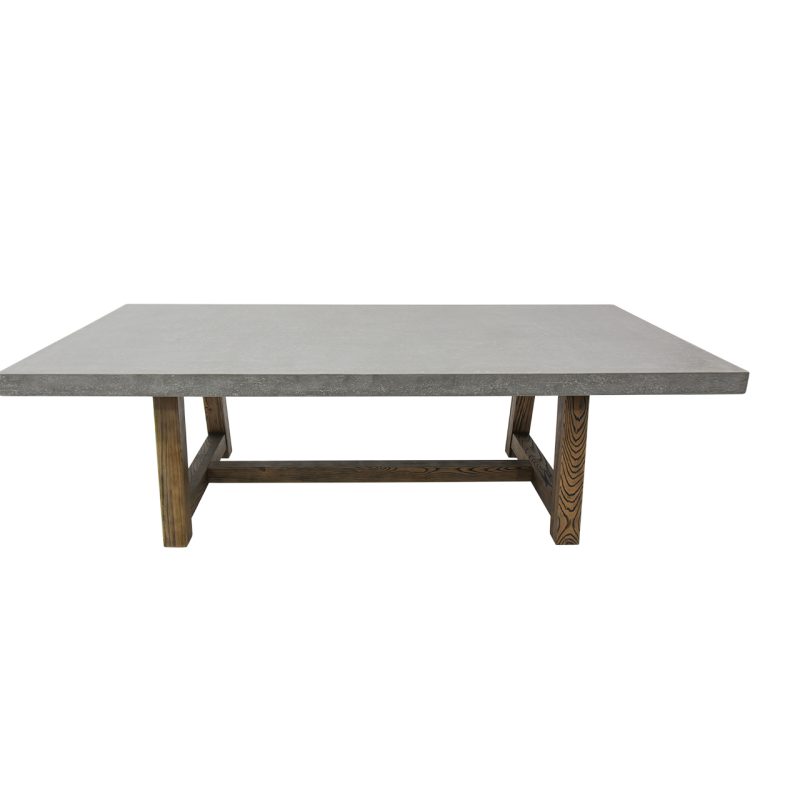 SEINE Dining Table Rectangle (With wooden foot）SEINE-SG FDM01-SG