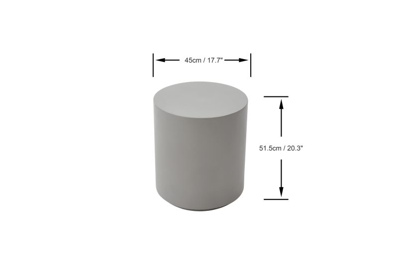 ELEMENTI HOME ROME SIDE TABLE (FEG03-SG) - Image 5