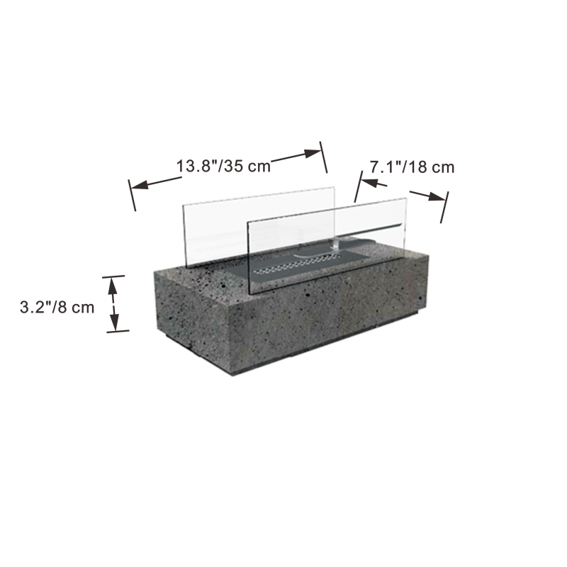 KIRA ETHANOL TABLETOP FIRE PIT (EFG01DG) - Image 6