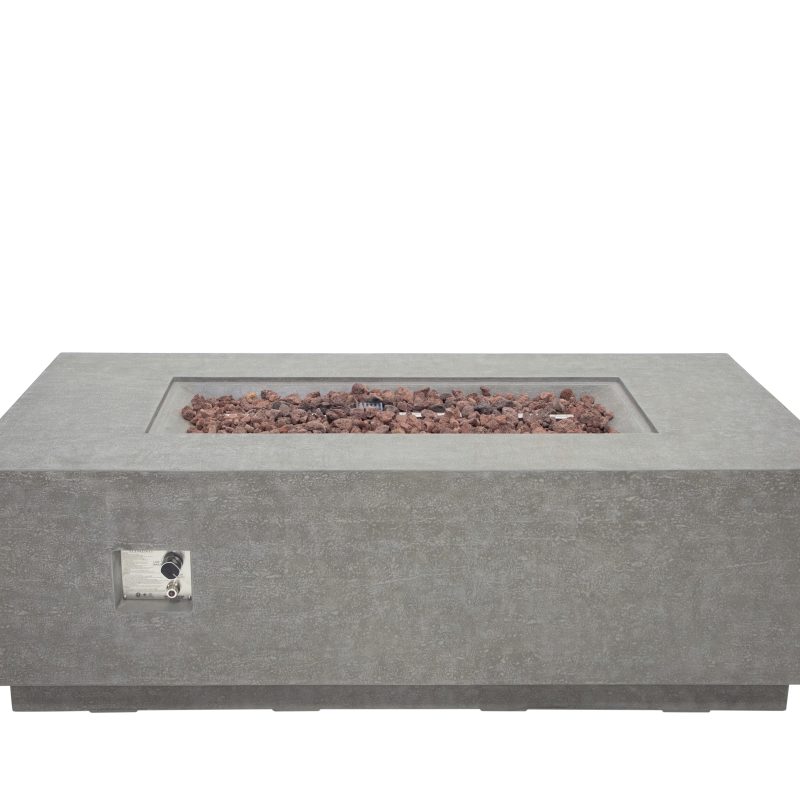 ELEMENTI ANDES FIRE PIT w/ BUILT-IN TANK STORAGE (OFG309LG)